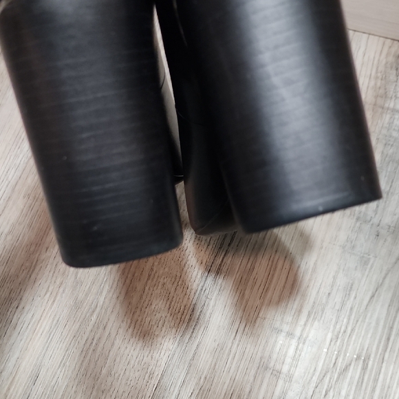 ALLSAINTS Xerxes  Black Block Heels - Picture 8 of 10